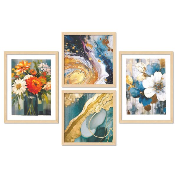 SET OF 4 DIGITAL WALL PAINTING - Image 4