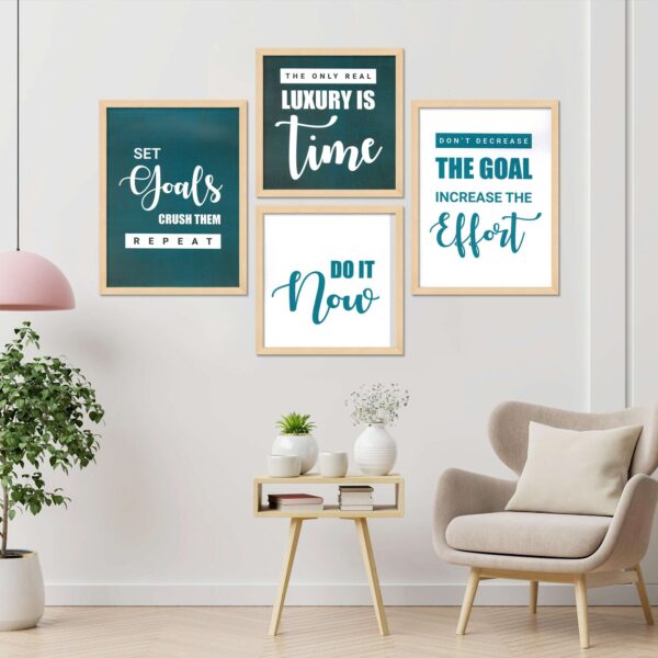 SET OF 4 DIGITAL WALL PAINTING