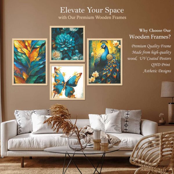 SET OF 4 DIGITAL WALL PAINTING - Image 2