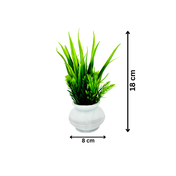 Artificial Plants with Pot Showcase Decoration Plants Flowers | Fake Plant | Artificial Plants for Home Decor Office Gifting Plants Decorative Potted Plants (RV-AP15) - Image 4